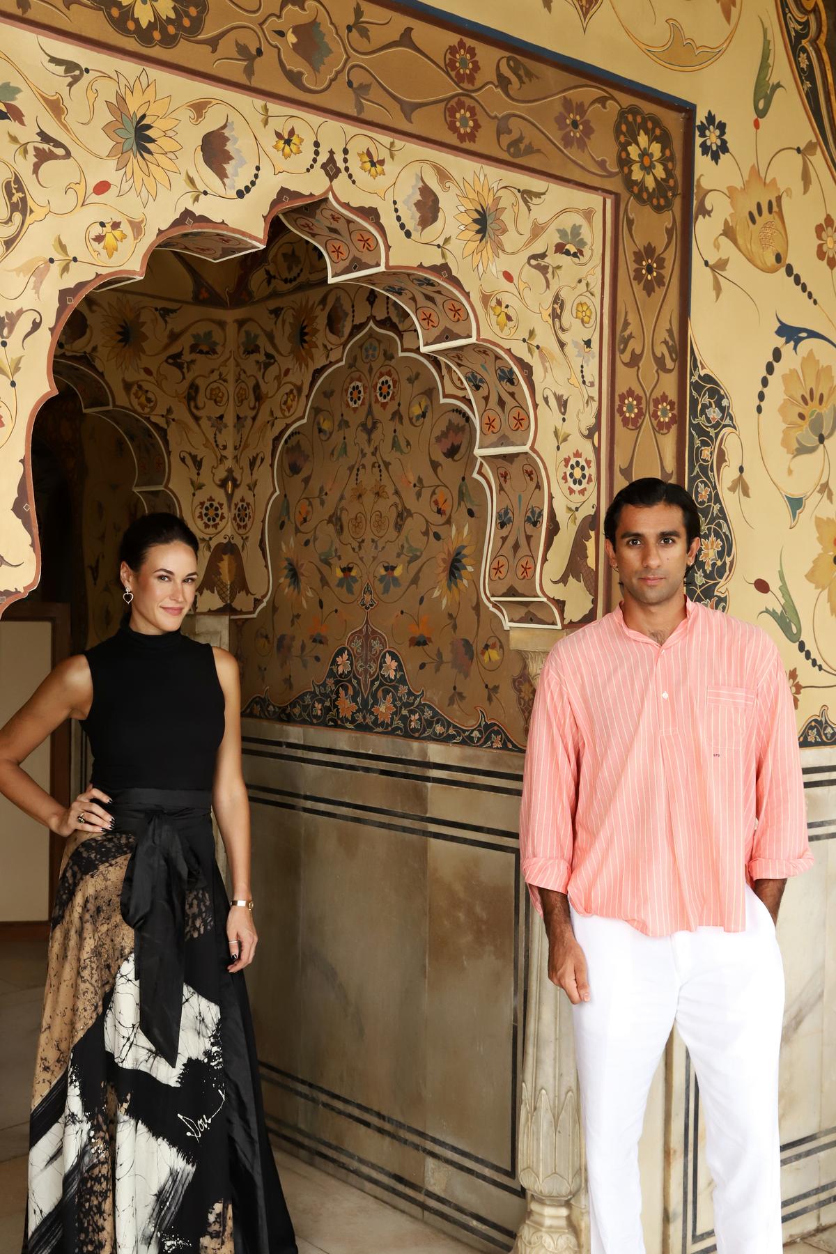 Padmanabh Singh with Noelle Kadar