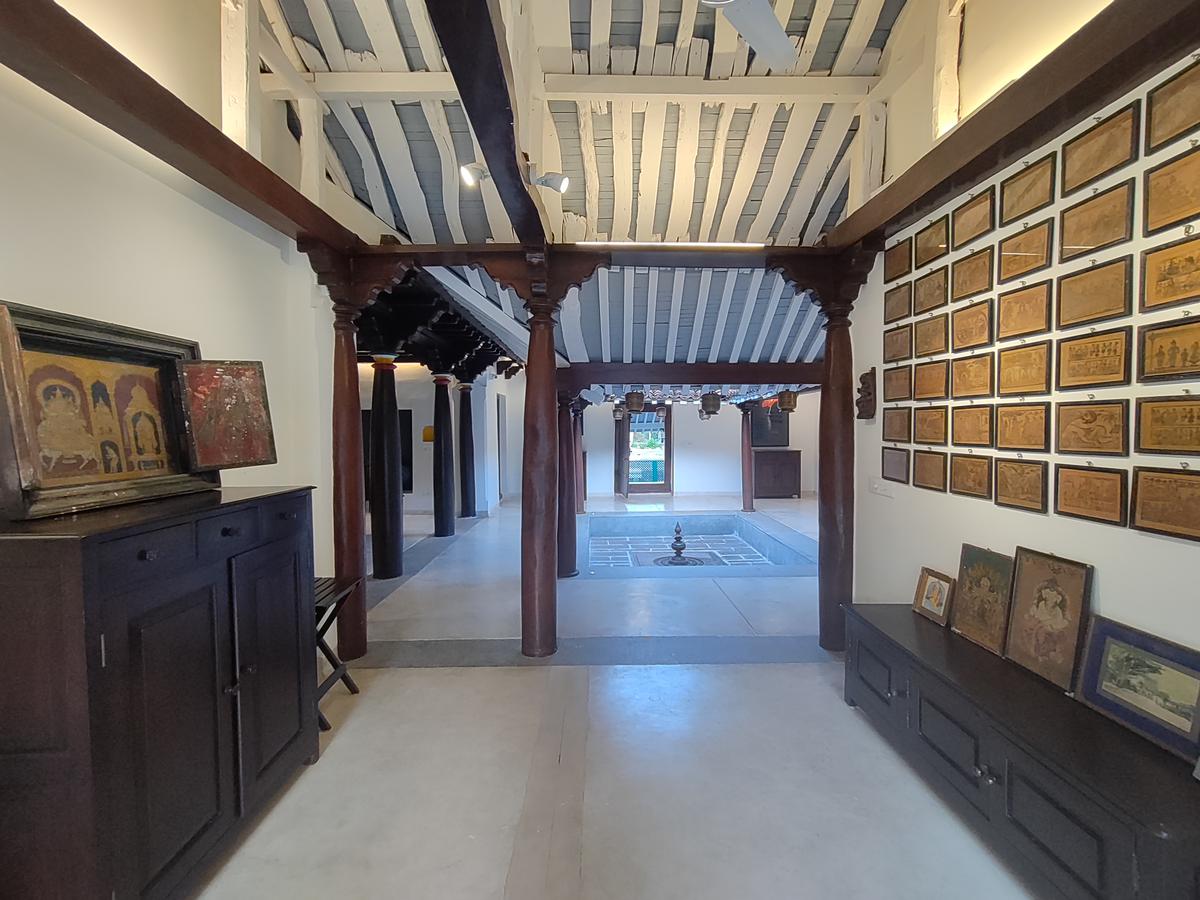 The hallway at Mangala Heritage