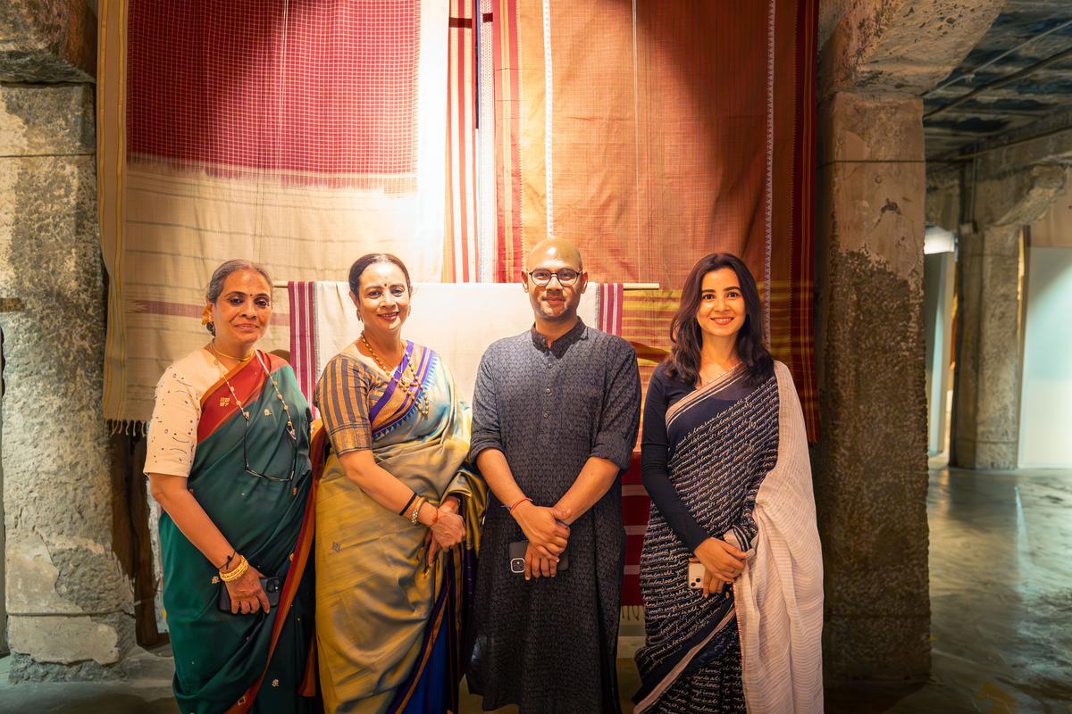 The curatorial team (L-R) Pragati Mathur, Lavina Baldota, Mayank Mansingh Kaul, and Nupur Saxena