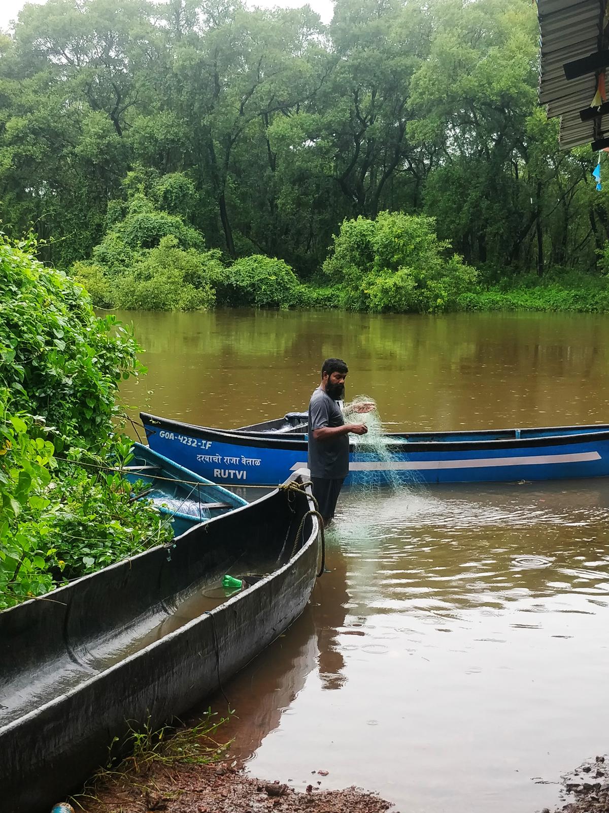 On the river with Tukaram Chodankar