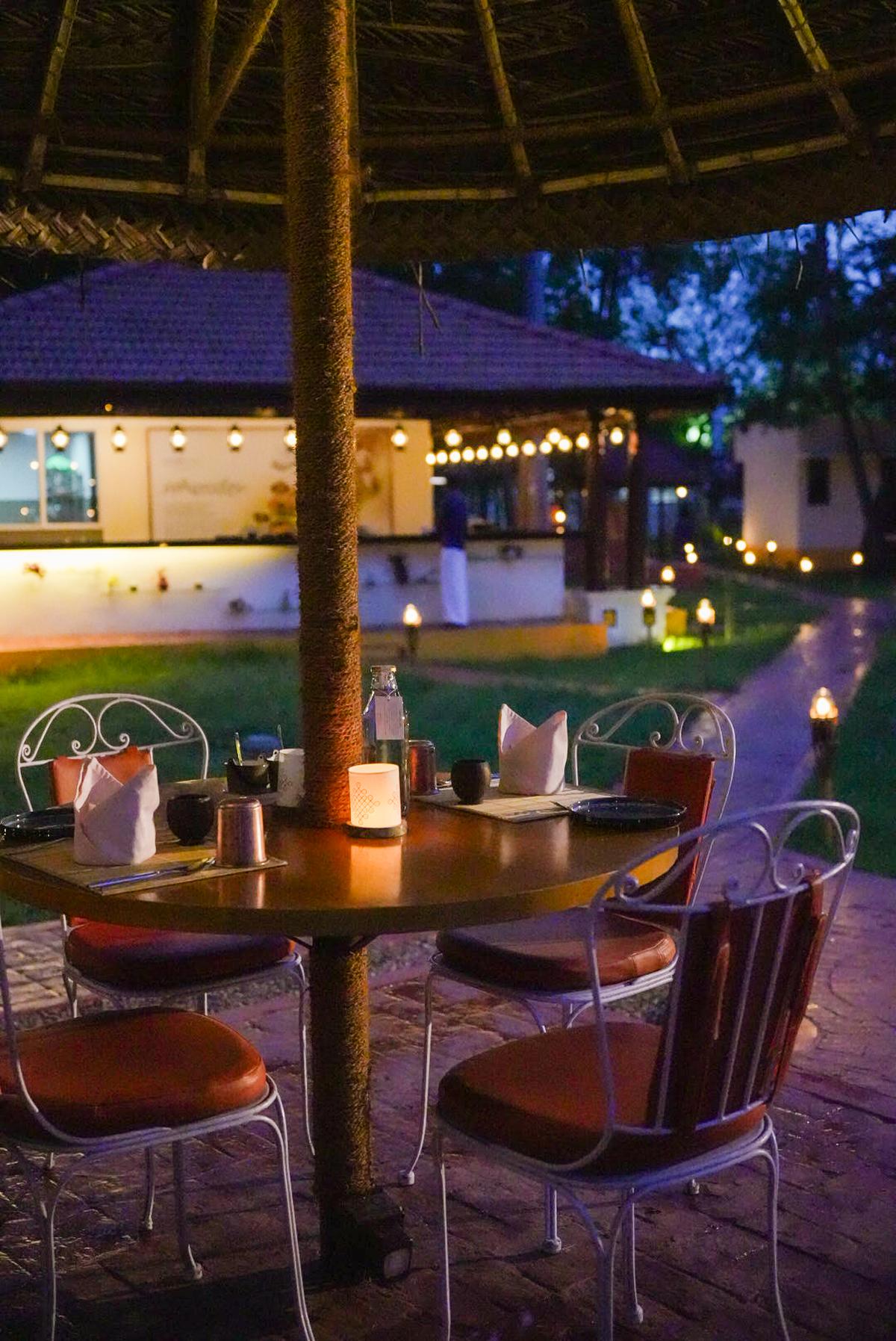 A view of the restaurant 