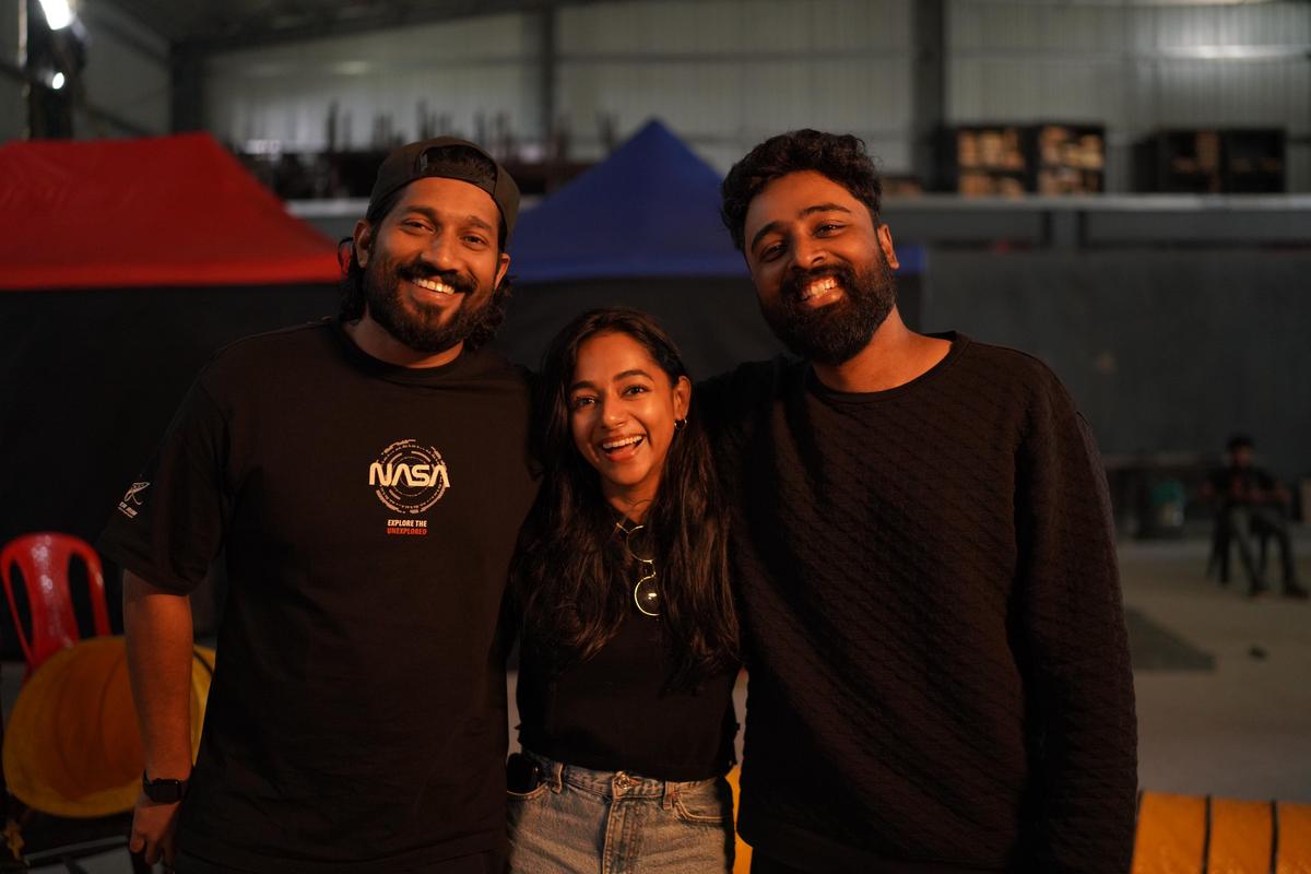 (L-R) Dominic Arun, Santhy Balachandran, and Nimish Ravi