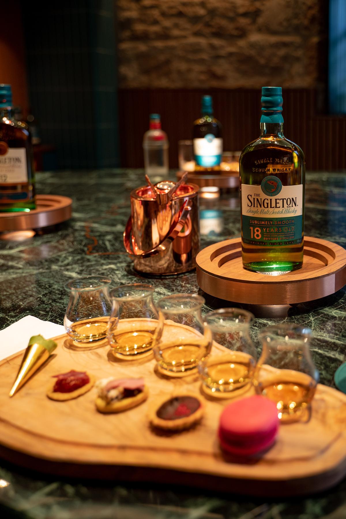Tasting at the The Singleton of Glen Ord, Scotland. The Singleton is a Single Malt Scotch whisky with varying age statements and expressions Tasting at the The Singleton of Glen Ord, Scotland. The Singleton is a Single Malt Scotch whisky with varying age statements and expressions