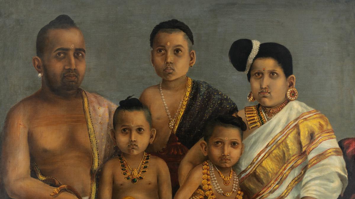 Discovering the five people in Ravi Varma’s very first commissioned painting at the DAG