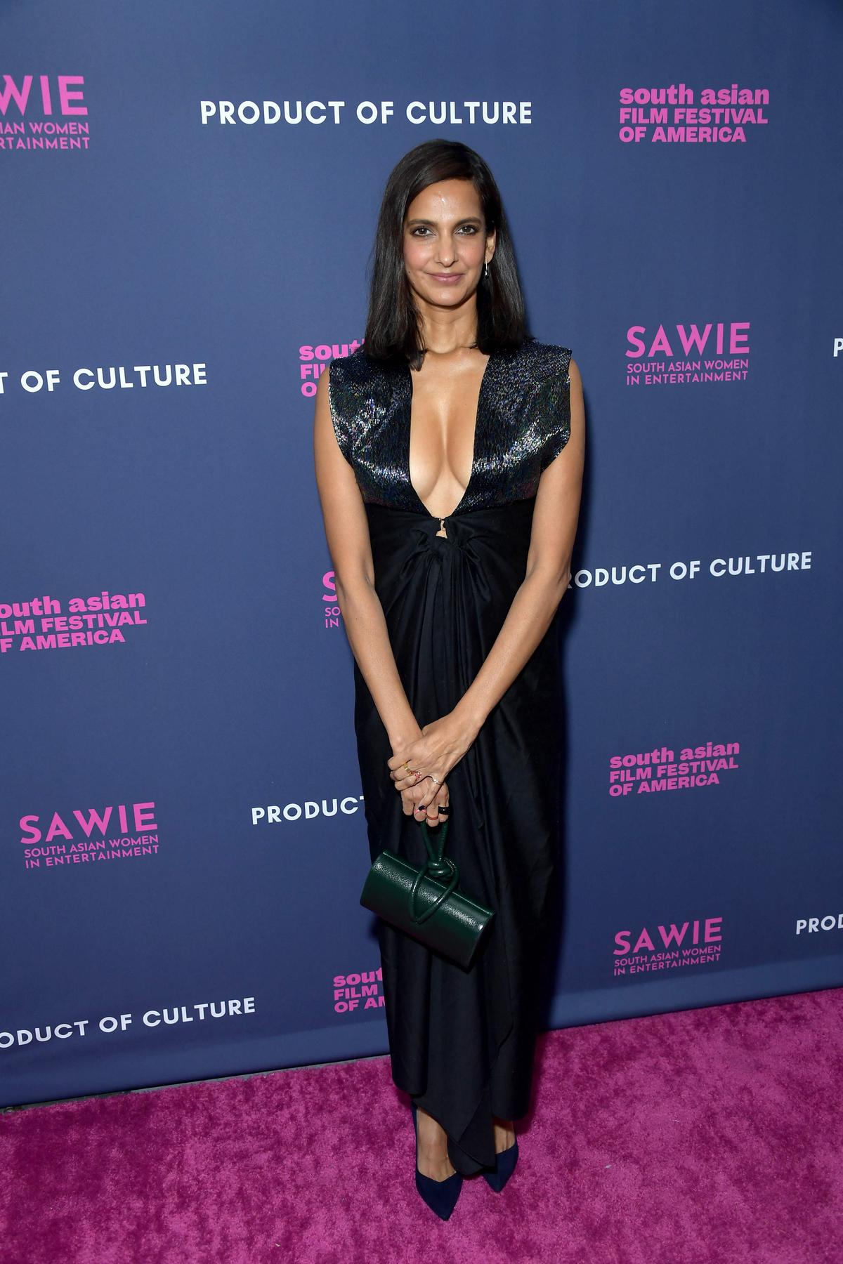 Poorna Jagannathan attends the ‘Celebrating South Asian Women In Media And Entertainment’ at Top Pics Studio in Los Angeles