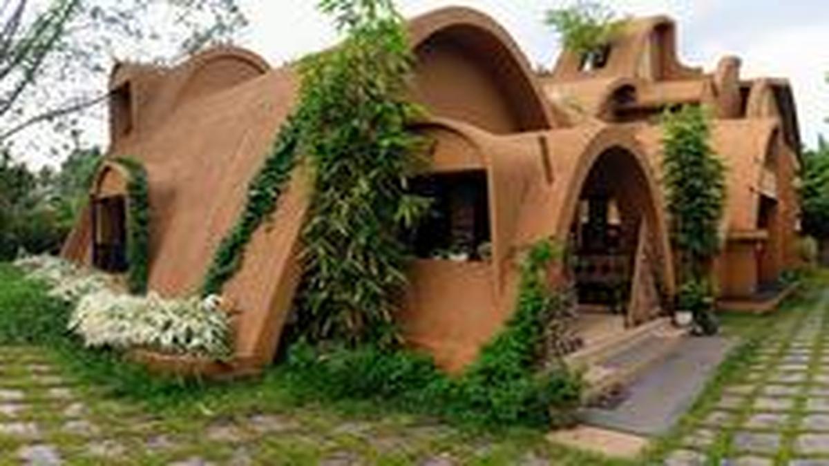 Shankar’s earthen living space The Hindu
