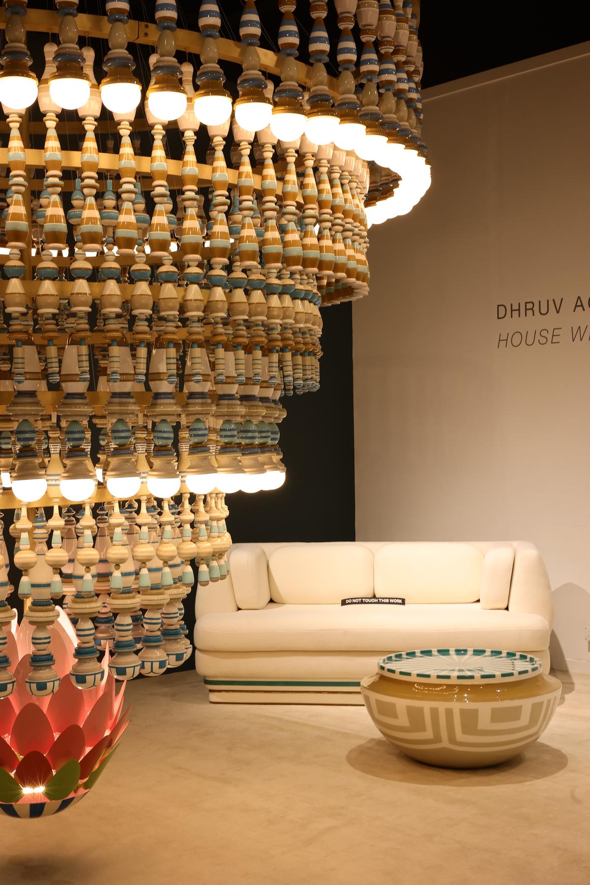 Dhruv Agarwwal’s Bloom chandelier 