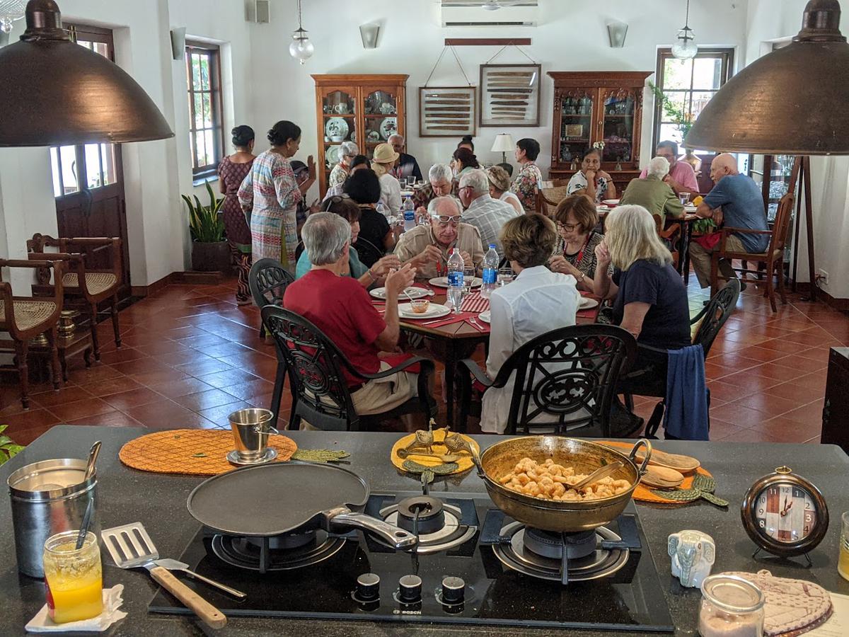 Diners at Nimmy Paul’s culinary classes
