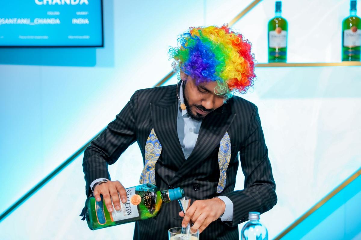 Santanu Chanda represented India’s innovative cocktail culture, using indigenous ingredients