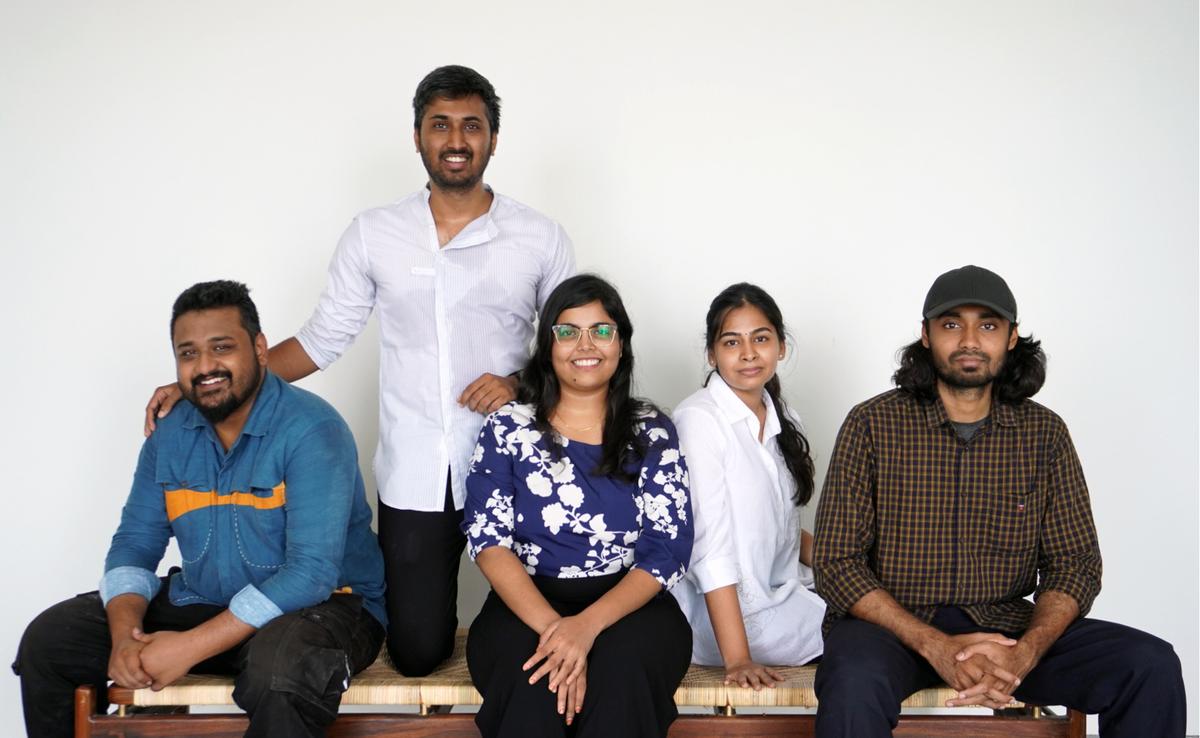 (L-R) Karthik Prema Rajakumar, Mano Ranjan, Ezhil Madhii, Sanjana Balaji, and Sheikh Ahmed