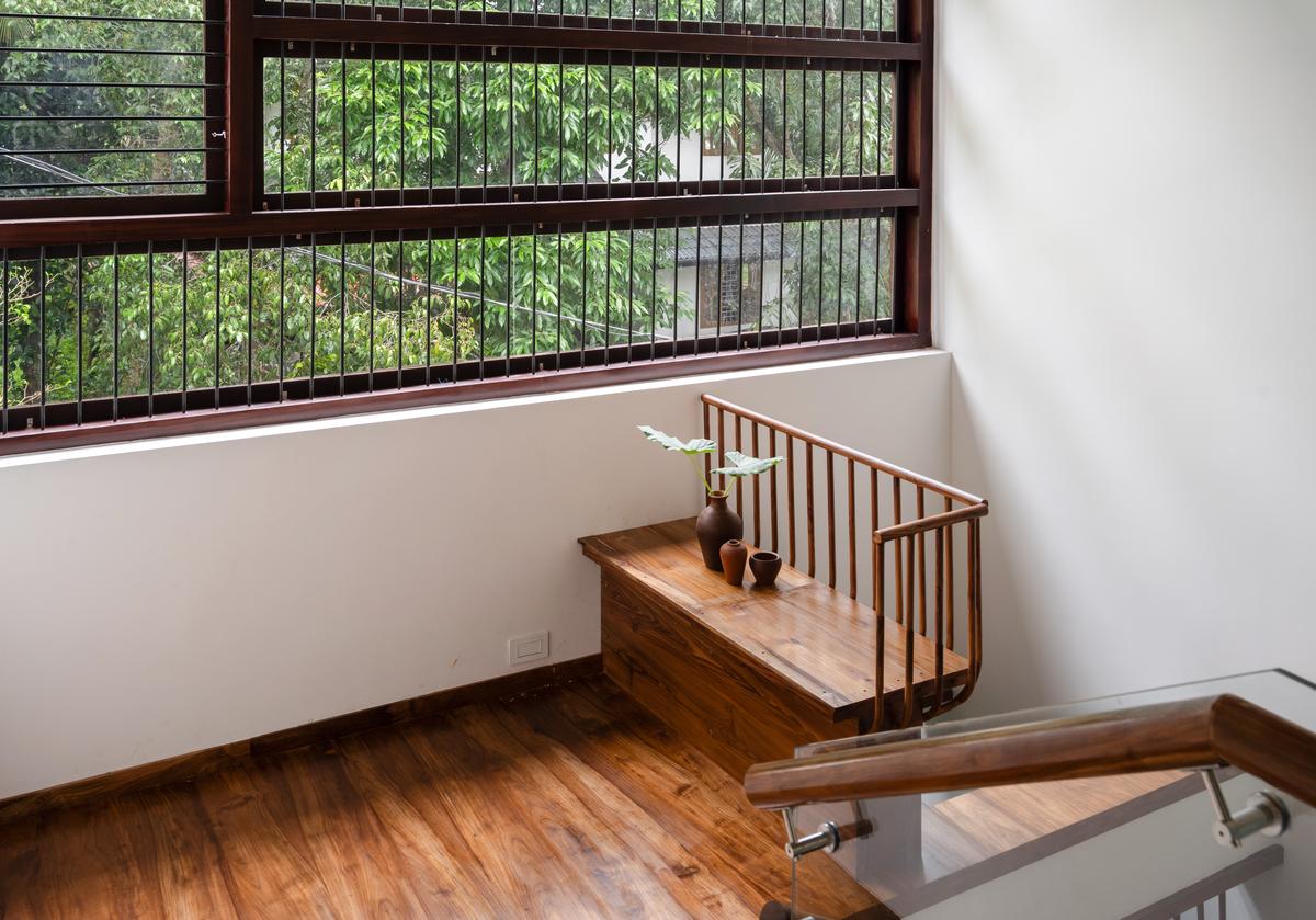 Natural light played a significant role in the house’s design.