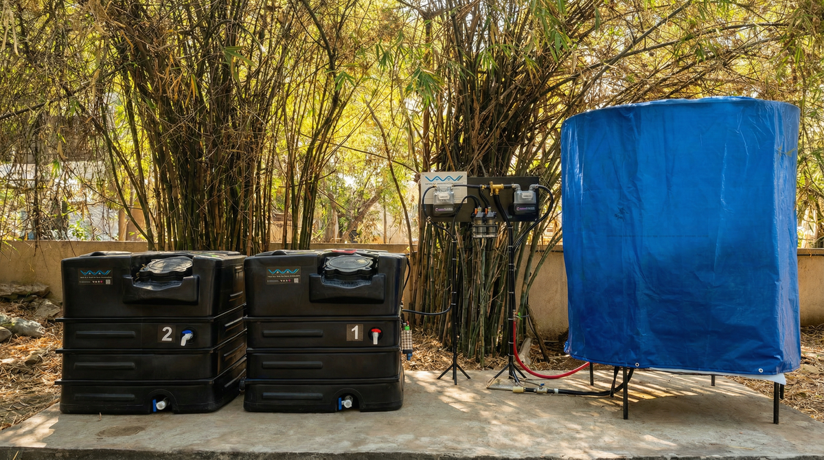 With Vaayu Biogas, you can convert food waste to biogas. Photo: Special Arrangement