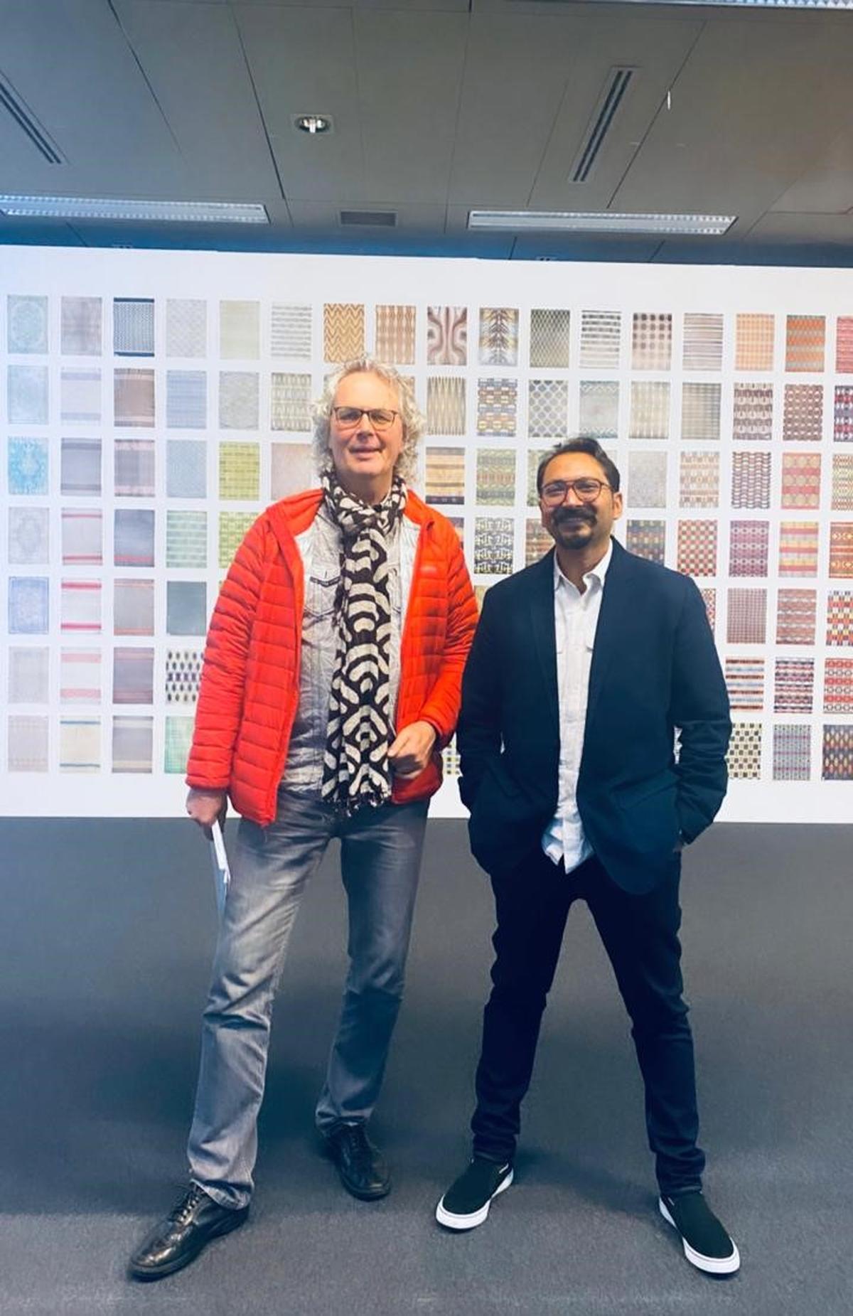 Helmut Schippert with Varun Gupta Helmut Schippert with Varun Gupta