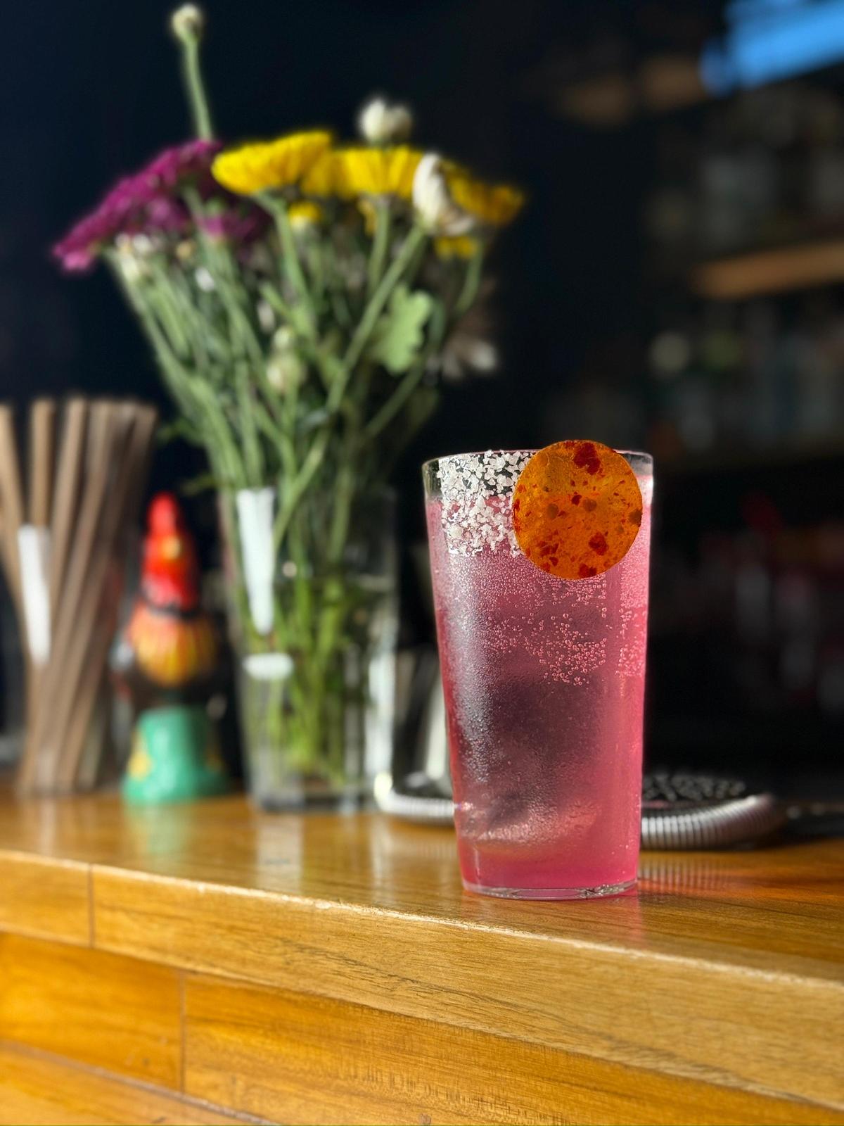 A drink from the new menu A drink from the new menu