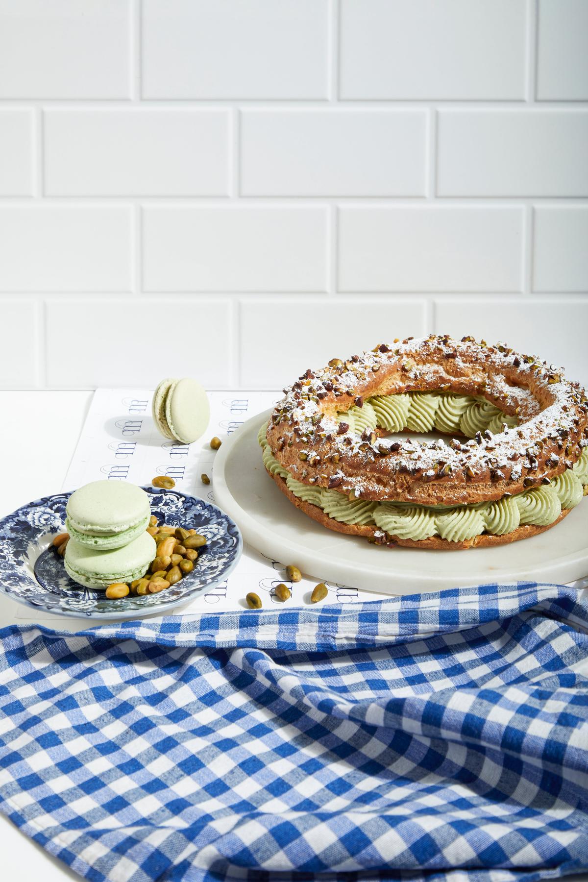 Pistachio Paris-Brest at Monique Patisserie Pistachio Paris-Brest at Monique Patisserie
