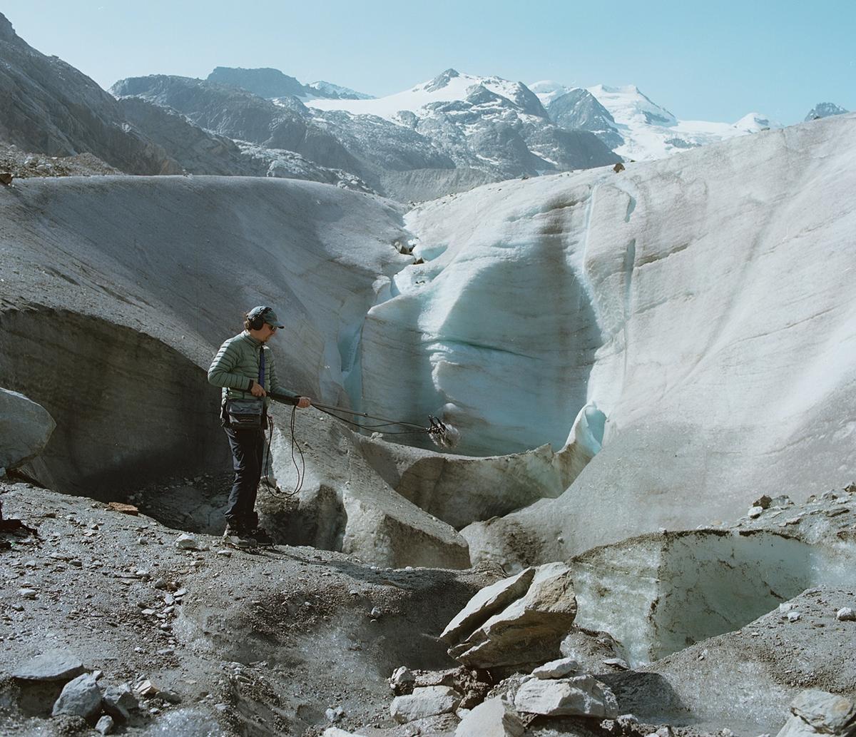 A still from German short film Crying Glacier by Lutz Stautner