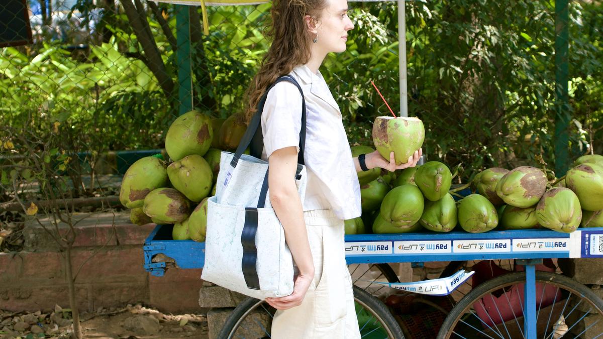 Felt from textile waste courtesy Harisu Batte X The Good Felt collab Felt from textile waste courtesy Harisu Batte X The Good Felt collab