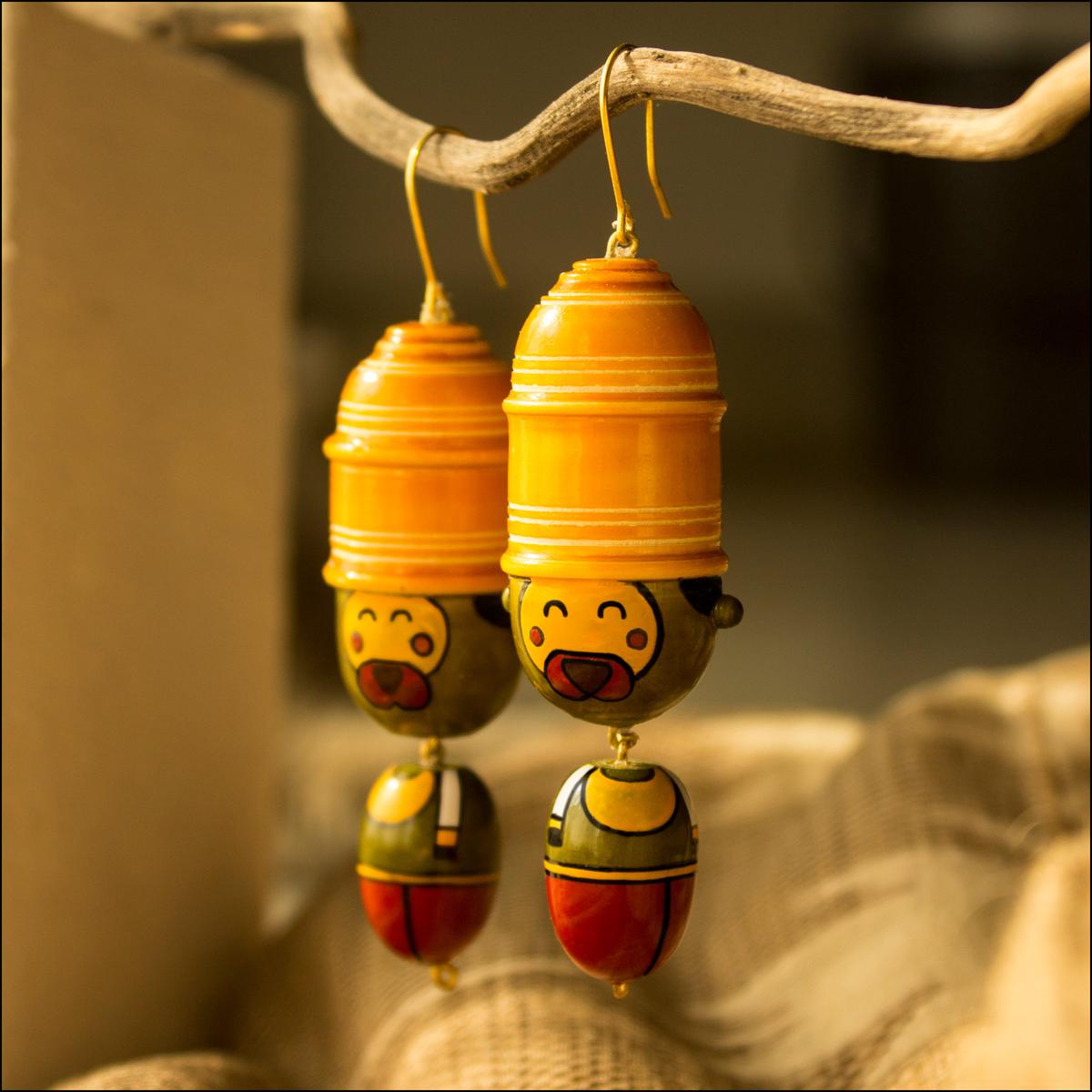 'Veera' earrings by Indian Elephant.