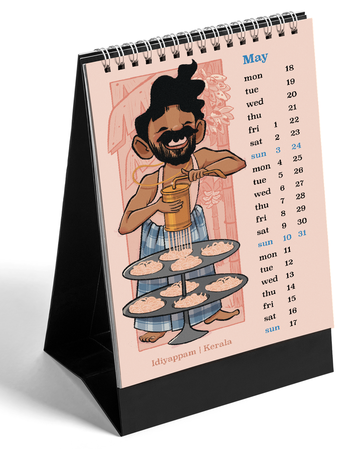 The noodle calendar illustrator Vijaya Aswani The noodle calendar illustrator Vijaya Aswani