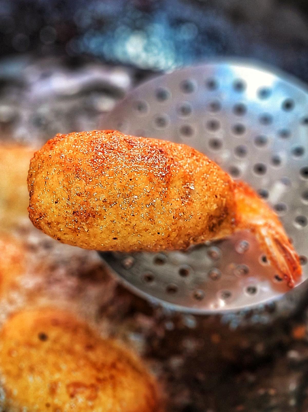 Prawn croquettes