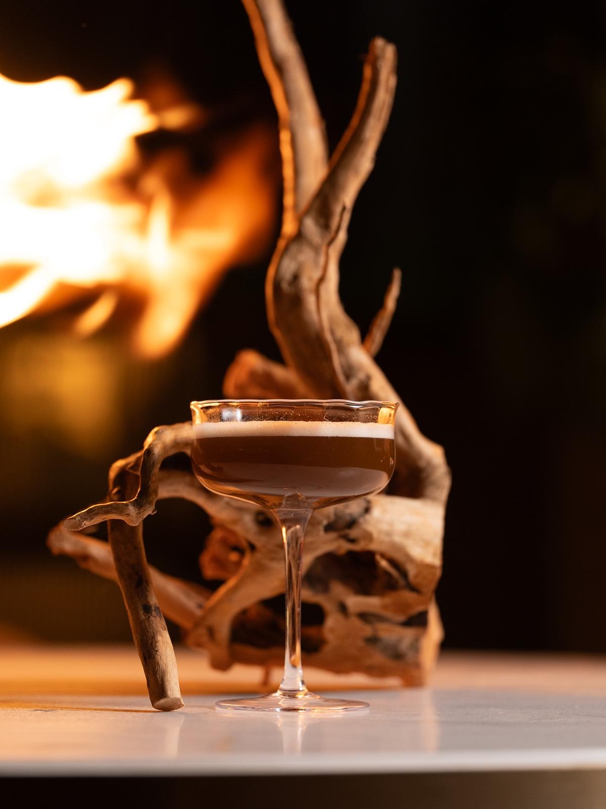 A cocktail at Ishaara 