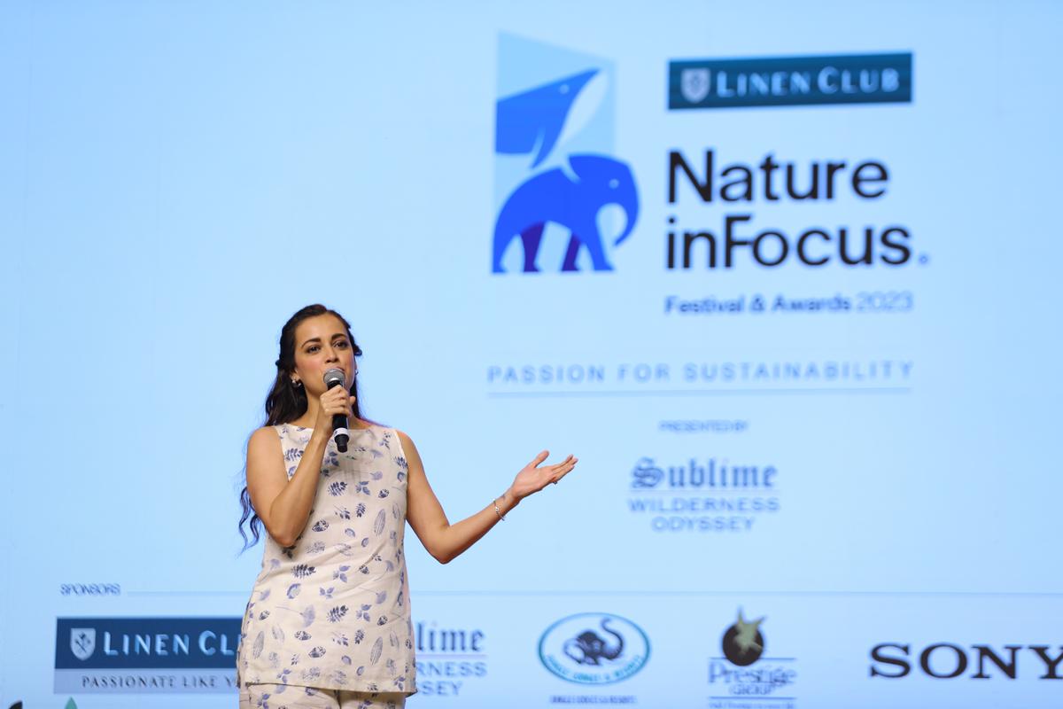 Dia Mirza at an earlier edition of Nature inFocus