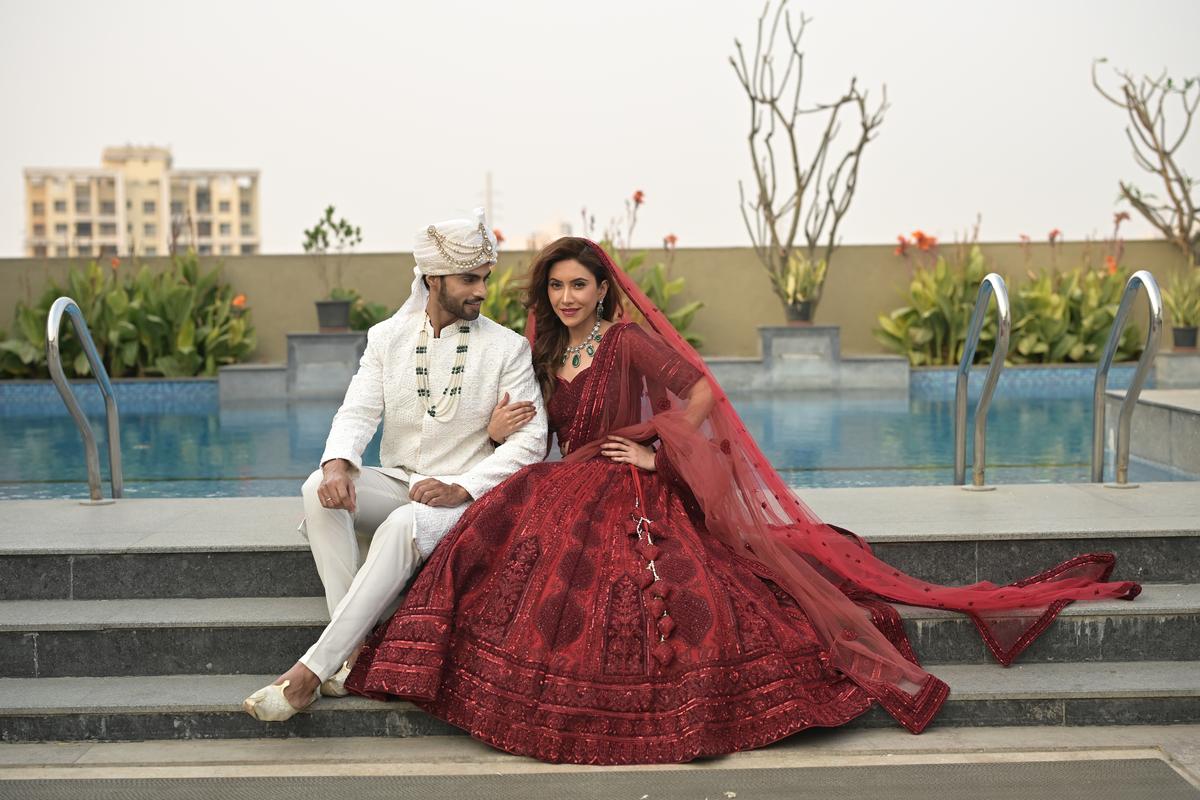 Bridal wear rented from Rent An Attire