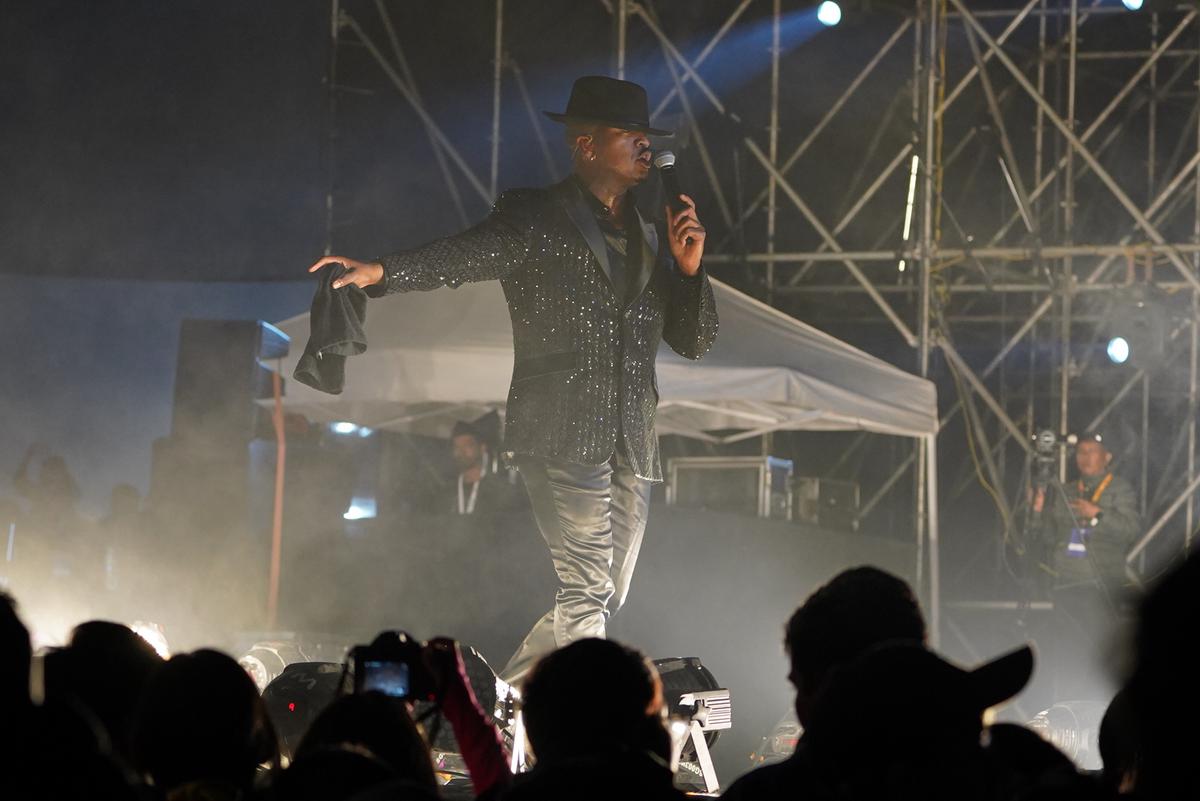 Pop singer Ne-yo at Cherry Blossom Festival.