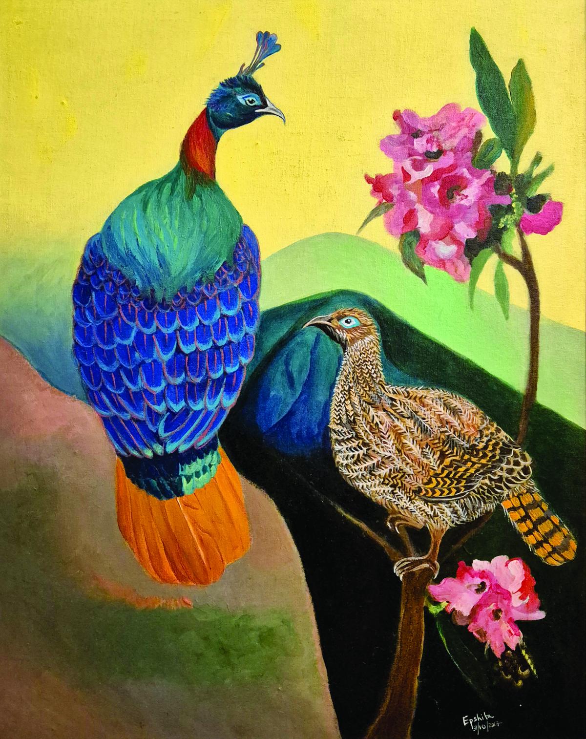 Uma pintura de Epshita Chatterjee Uma pintura de Epshita Chatterjee