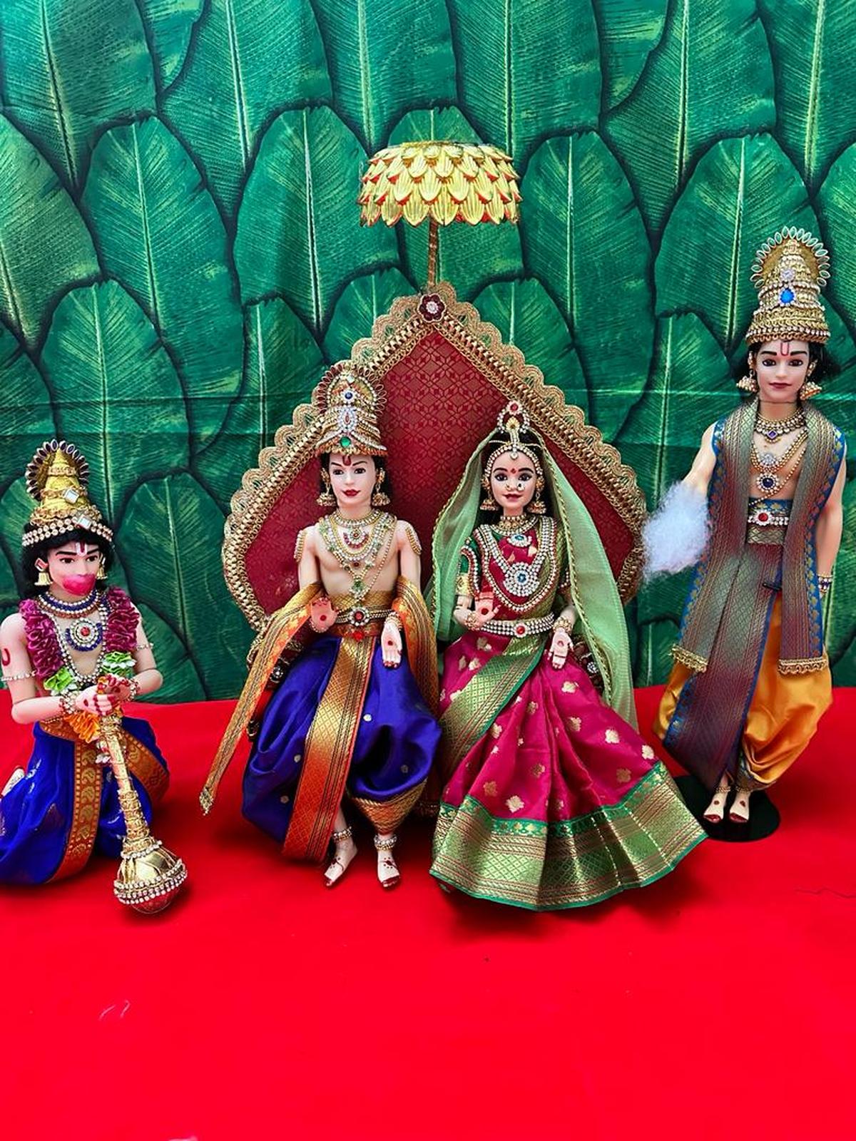 Dolls crafted at Lalitha Dolls