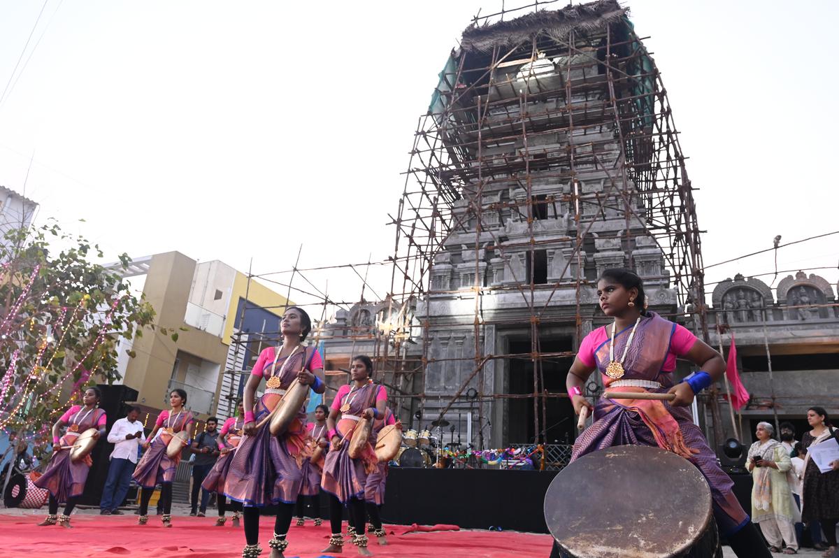 At the Urur Olcott Kuppam Vizha in January 2024.