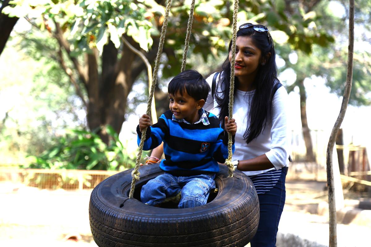 A family on holiday with Heart and Soil