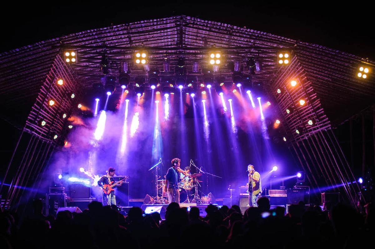 Gauley Bhai, a transtraditional rock band, based in Bengaluru and Kalimpong, at Ziro Festival 2018