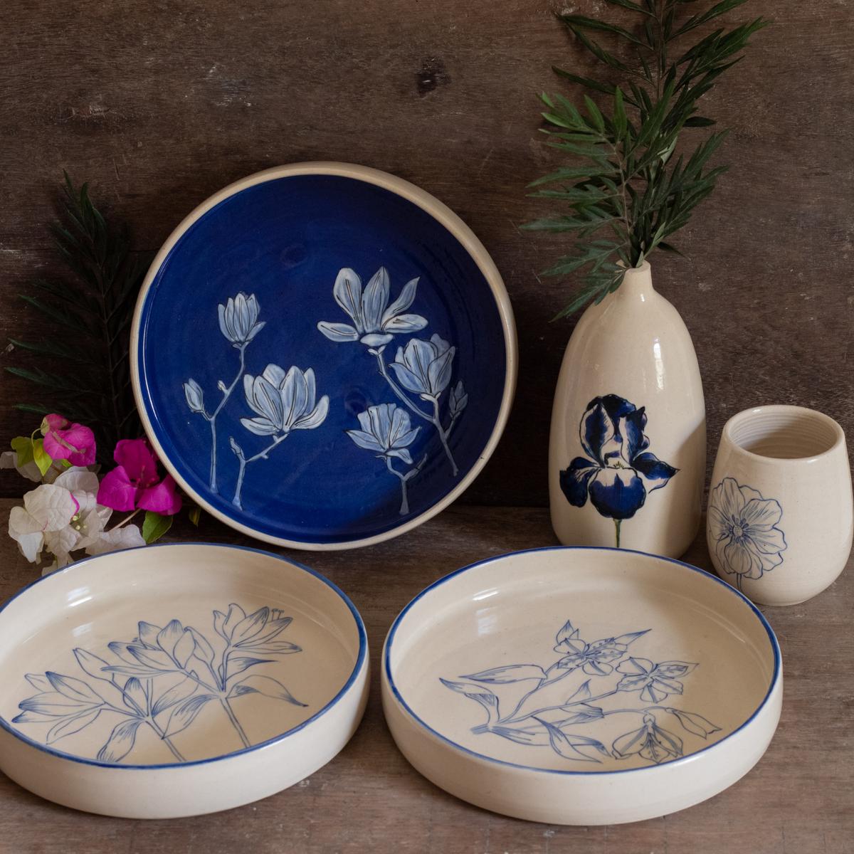 Plates by Dhee Pottery 