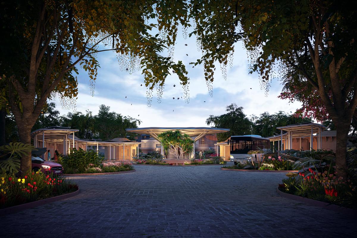 सीहोर, मध्य प्रदेश में बनने वाली फैक्ट्री का एक दृश्य