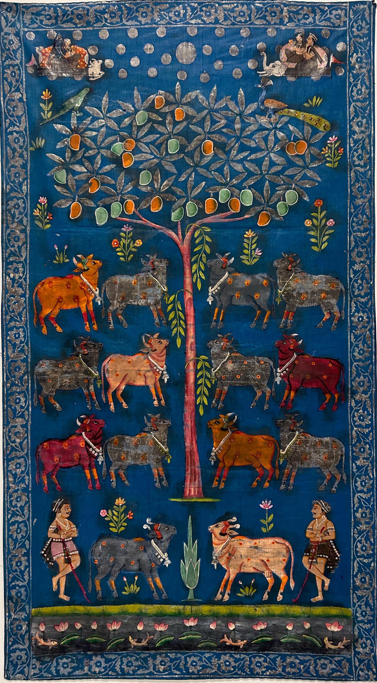 Pichwai art at Collage, Nungambakkam 