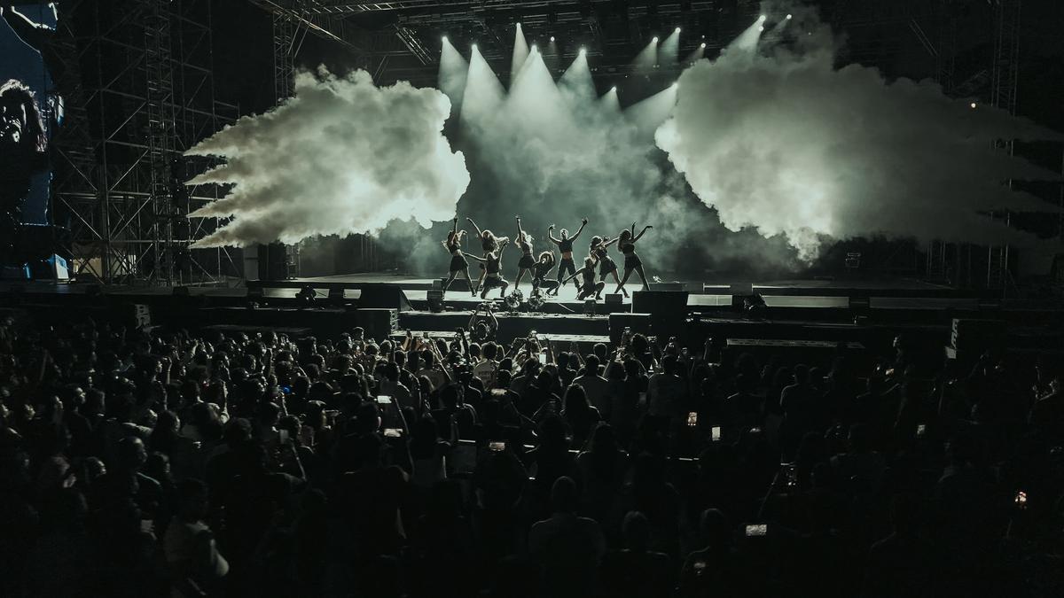 A snapshot from the concert