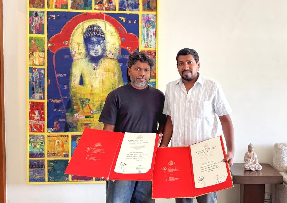 Producer-director Pa Ranjith and director Gridaran Producer-director Pa Ranjith and director Gridaran