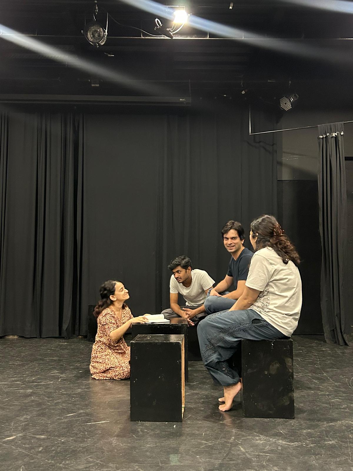 A snapshot of the rehearsal A snapshot of the rehearsal