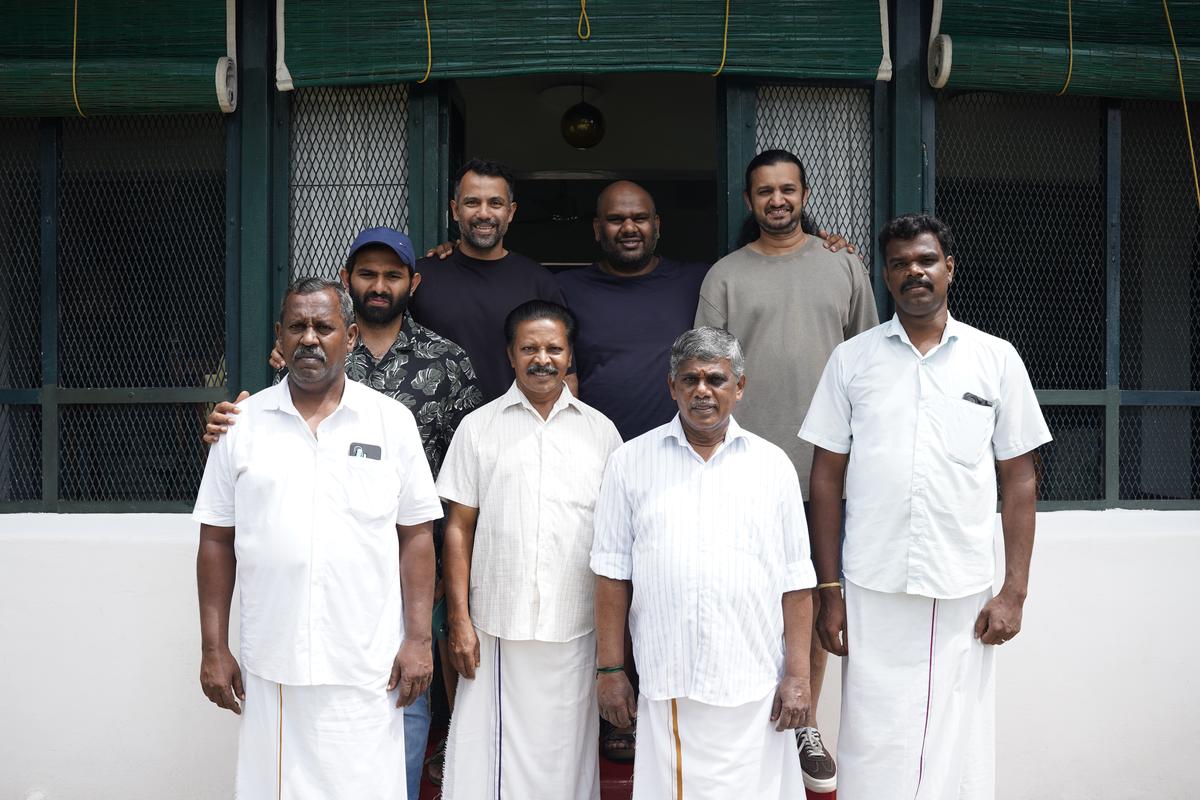 The group with staff members of The Bangala