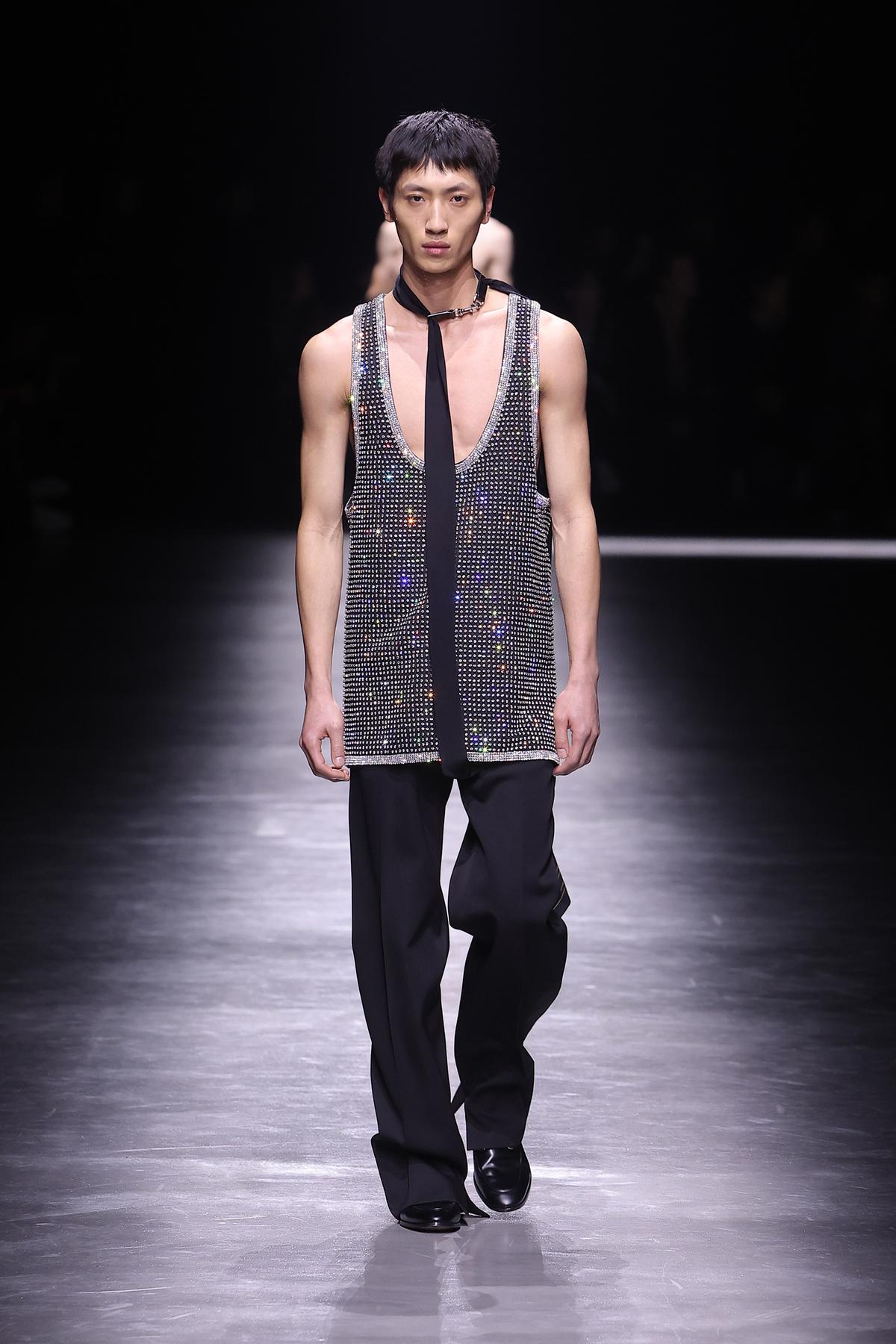 Gucci’s glittery tank top