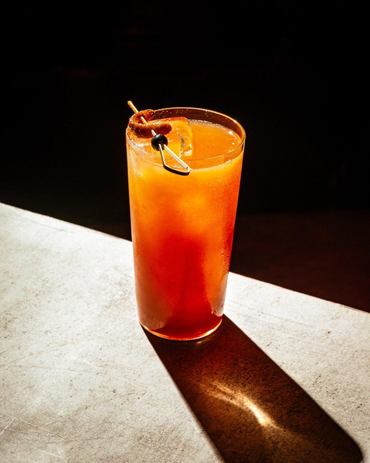 A drink from the new menu A drink from the new menu