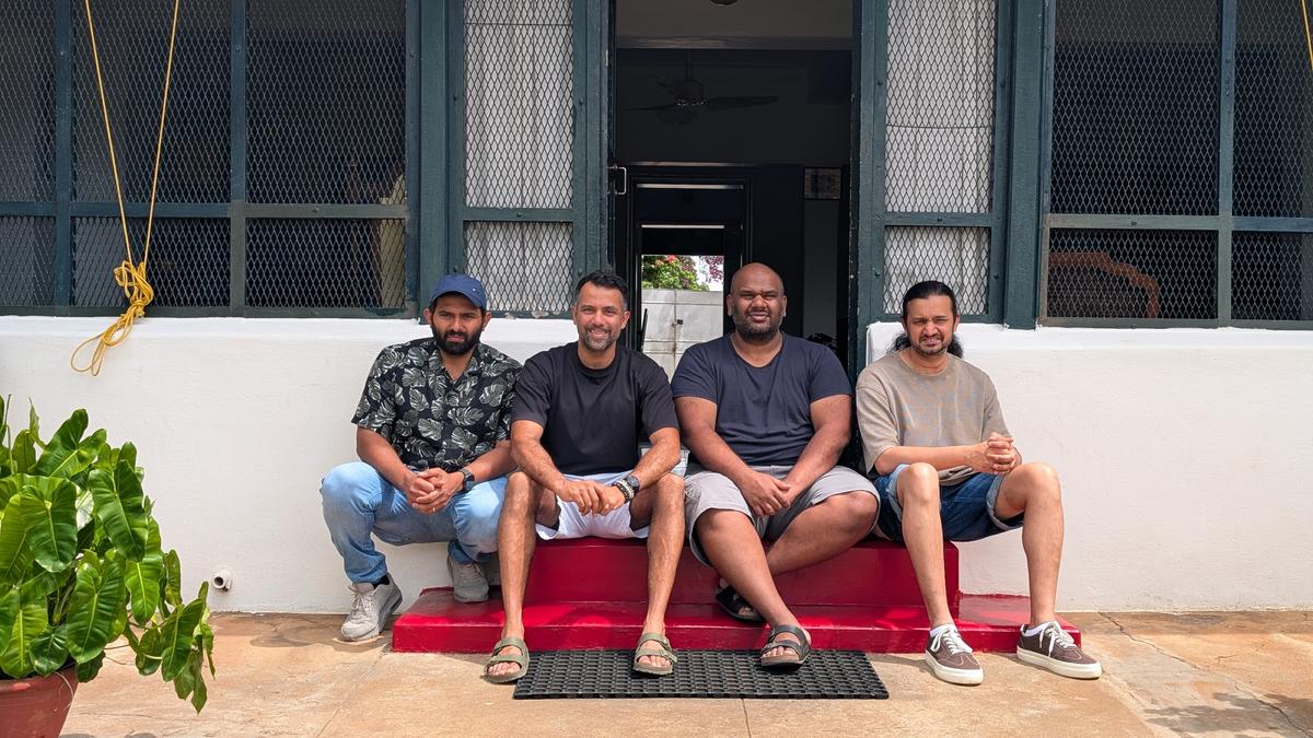 (From left) Renjith Sarathchandran, Karan Gokani, Sandesh Reddy, and Kavinda Dasun