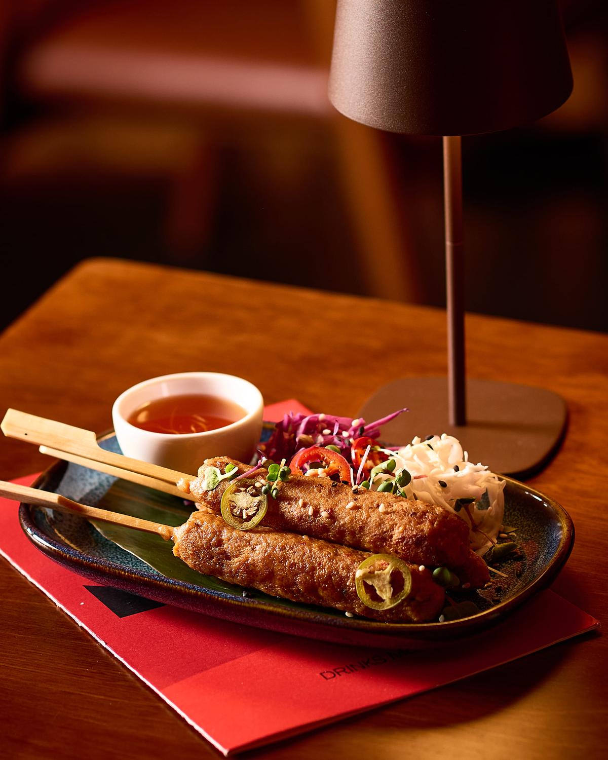 A satay dish at Mirth