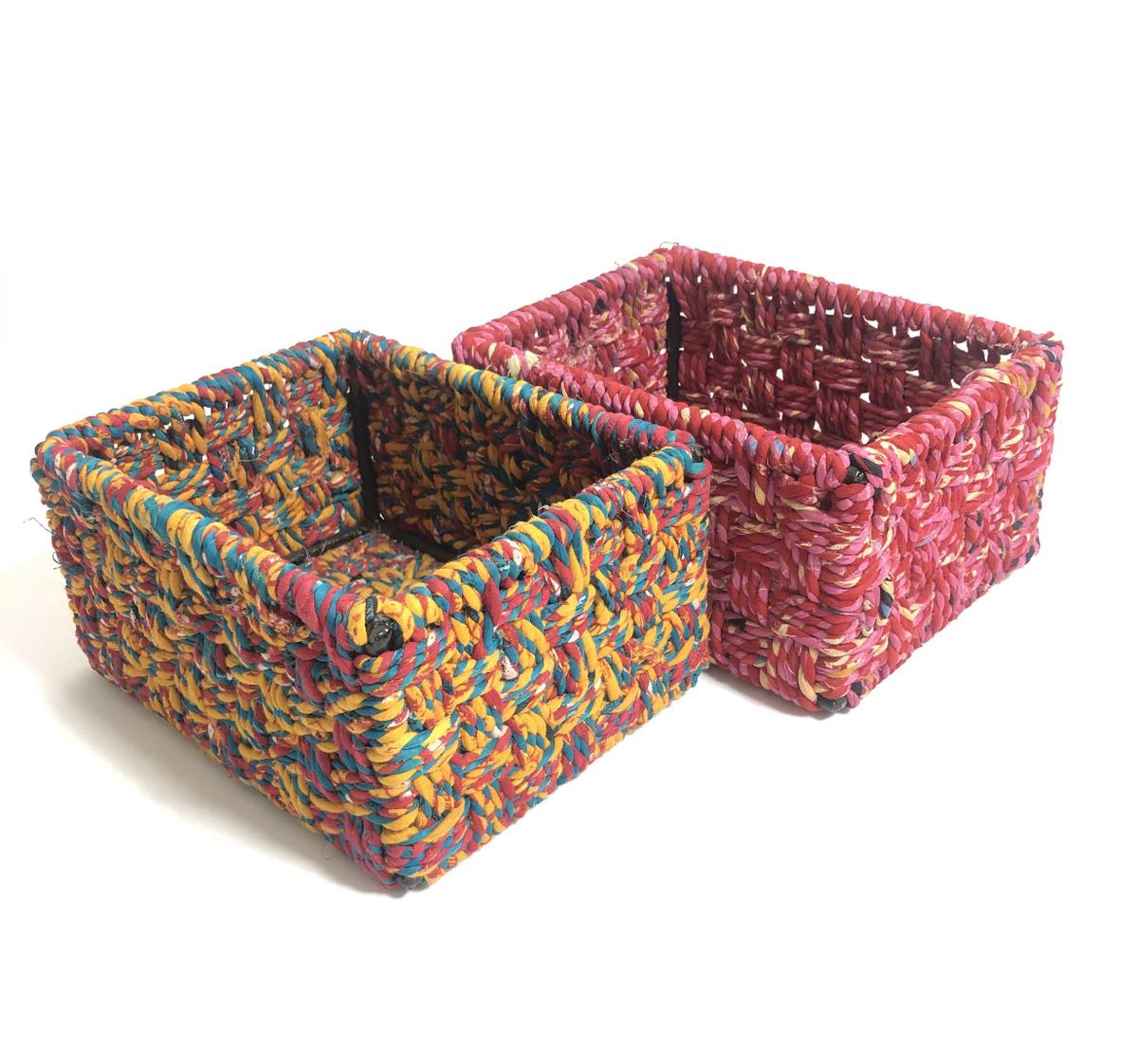 Storage baskets crafted at Rimagined