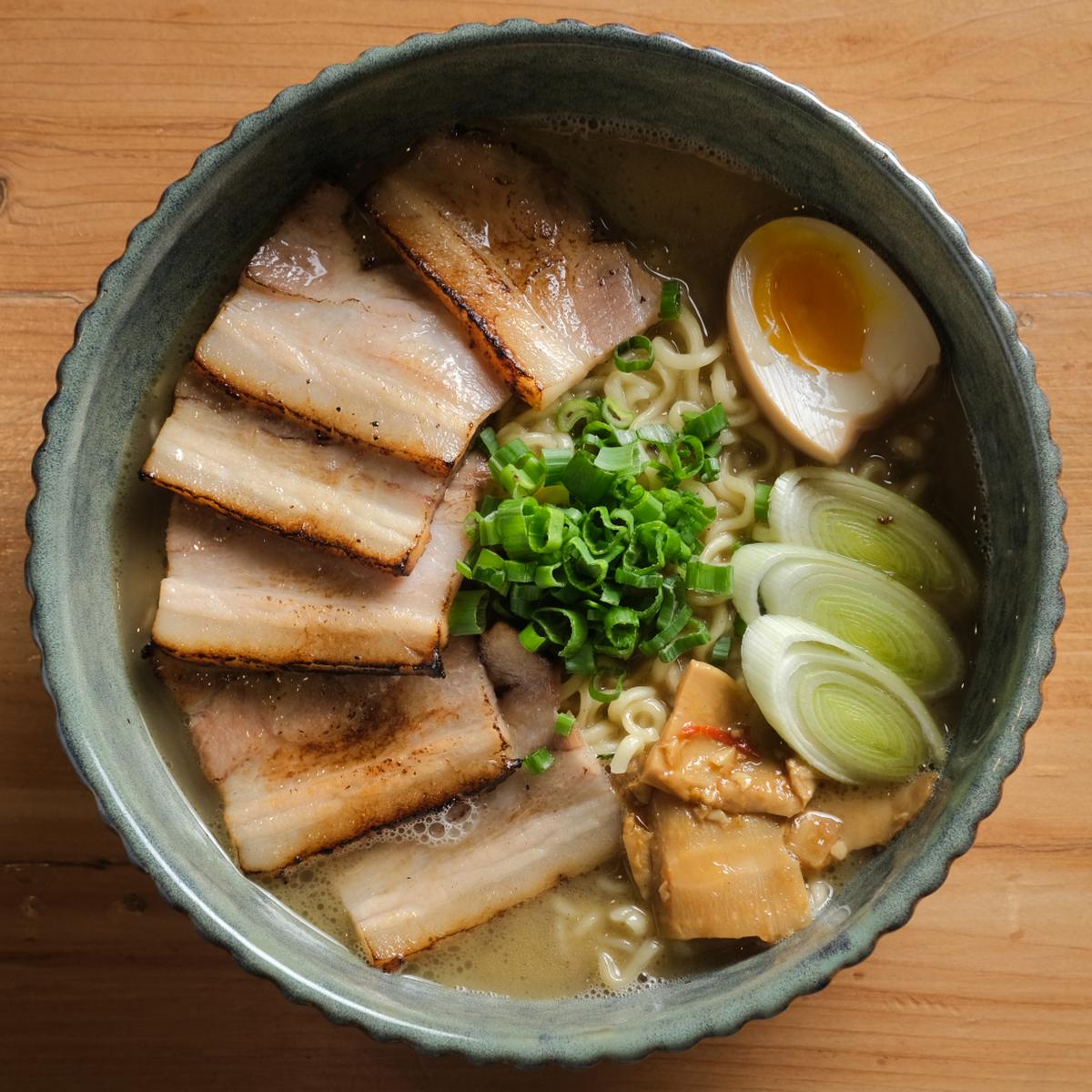 Tonkatsu ramen at Soy Como Soy