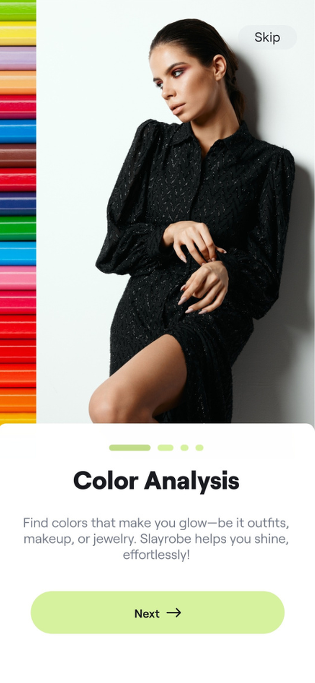 The app offers a professional-grade 12-season colour analysis to identify your most flattering shades The app offers a professional-grade 12-season colour analysis to identify your most flattering shades
