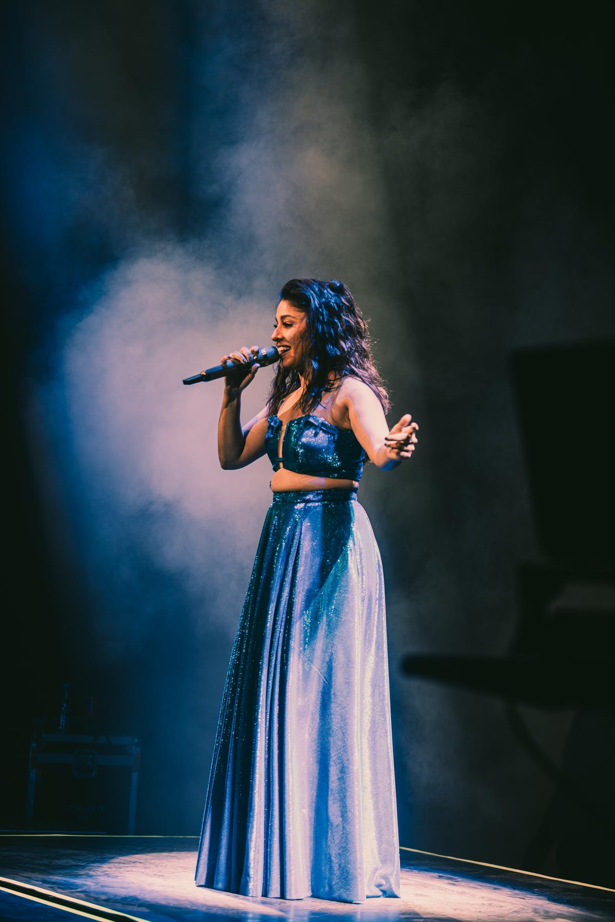 Sunidhi Chauhan at the concert in Chennai
