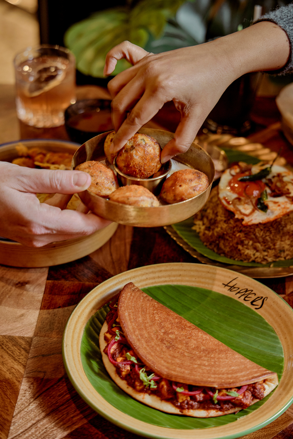 Food at Hoppers Shoreditch