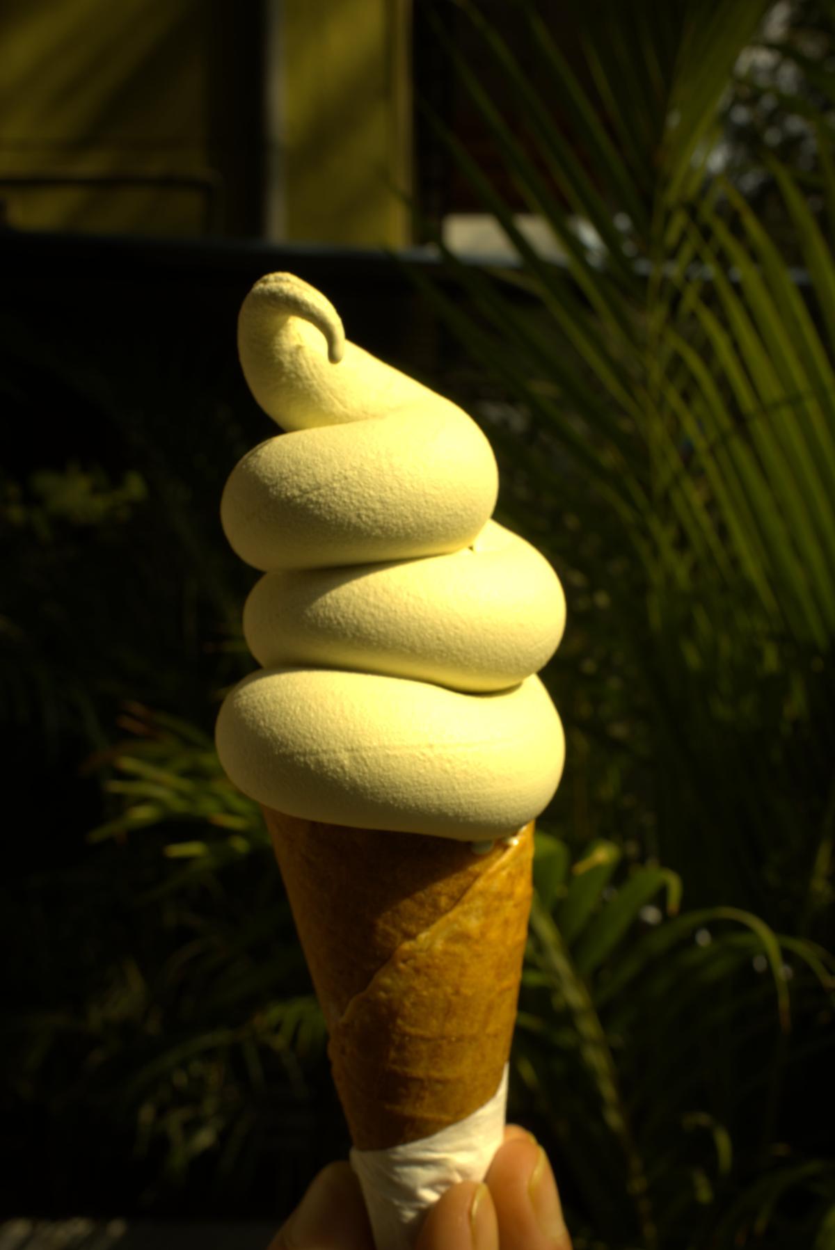 The pistachio soft serve at 23rd Street Pizza The pistachio soft serve at 23rd Street Pizza